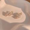 New Trendy Rectangle Shape Drop Earrings Brilliant Bridal Engagement Wedding Jewelry Elegant Female Dangle Earring Nice