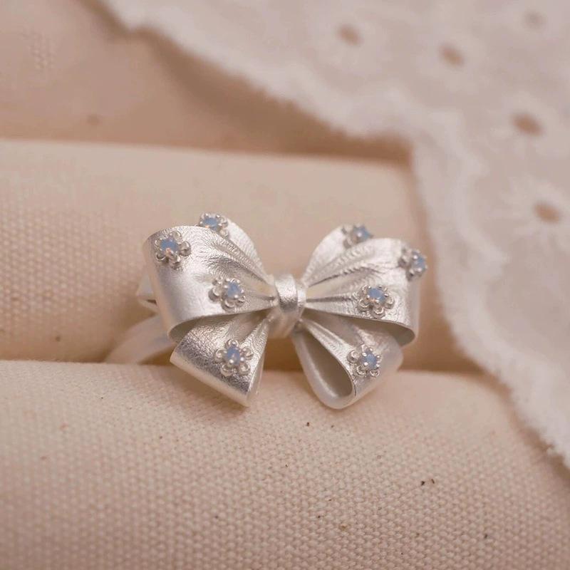 Elegant Women s Simple Open Adjustable Bow Ring - Trendy Fashionable Design for Index Finger Adjustable Open Ring