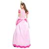 Princess Peach Costume Women Cosplay Party Halloween Masquerade Dress Up Clothing for Women Pink Fancy Dress