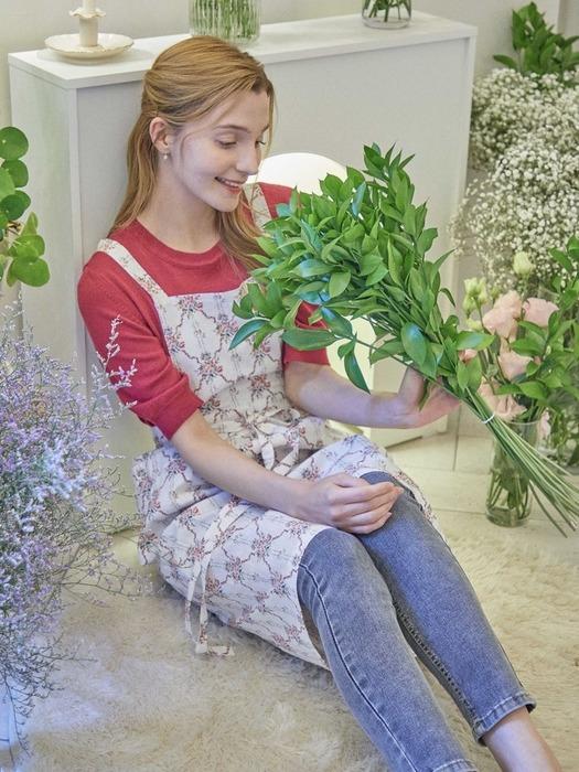 The Warmth Florist One-Piece Apron_White FREE