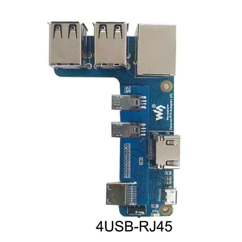 Raspberry Pi Zero 2W bis 3B Pi3: RJ45-Ethernet-Anschluss und USB-Hub