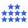 10 pezzi 8 cm Stella di Strass Applicazione Stella a Cinque Punte Patch Stella Applicazione Riparazione Abbigliamento