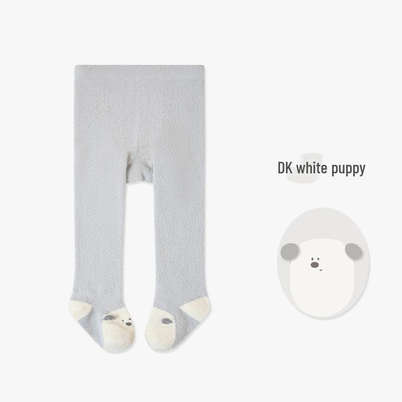 Samt Verdickte Baby-Strumpfhosen – Herbst/Winter Einteiler Mädchen Cartoon-Socken