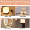 Double Layer USB Female Base Type-C Socket with Cable Connector Female USB Lamp Charging Power Socket for Electronics