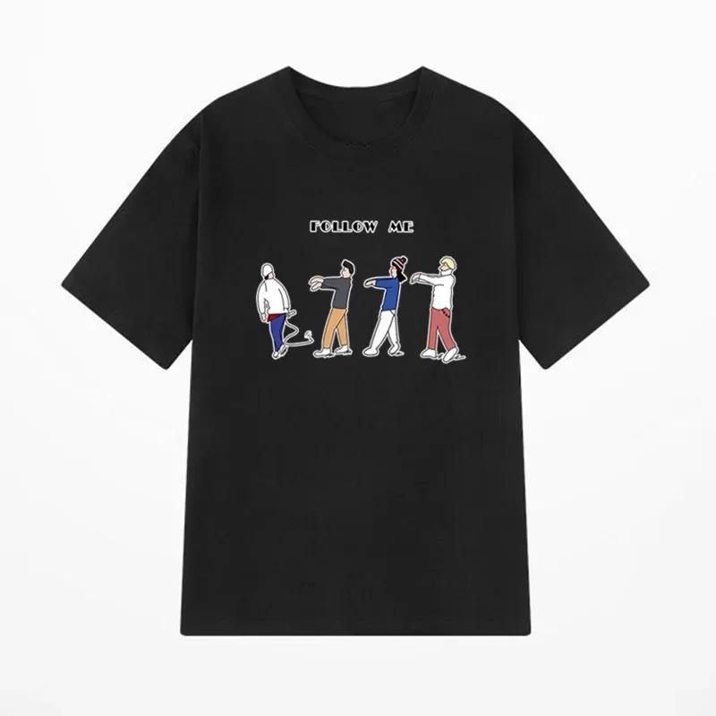 Oversized t-shirt Unisex Personlighet Mode Bekväm Allmän hög kvalitet Ren Bomull Smal Passform Grafisk Vintage Kläder