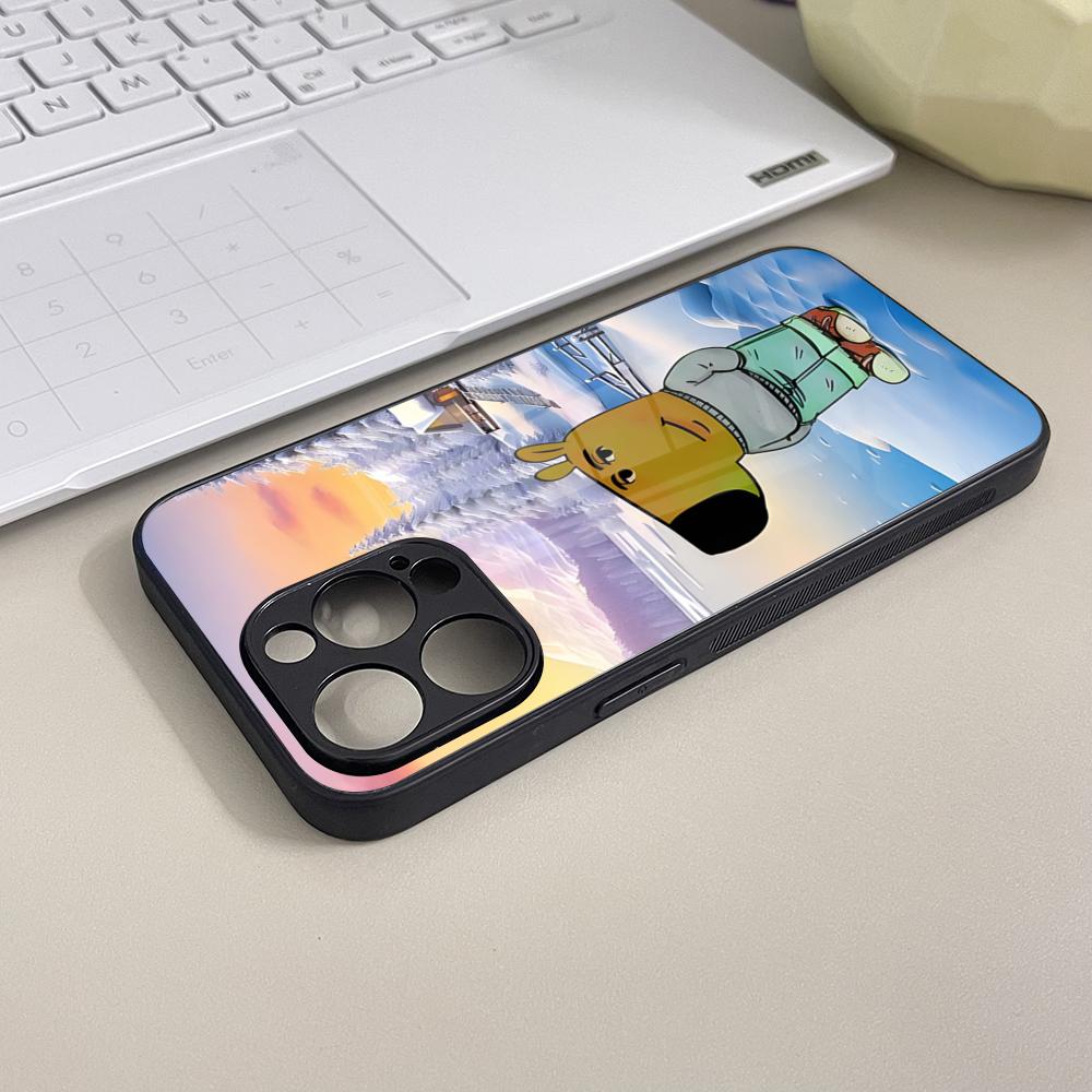 

Just A Chill Guy Phone Case Tempered Glass For IPhone 16 13 14 17 12 15 11 Pro Max Plus Mini XR SE2020 Coque iPhone 13 Pro Max