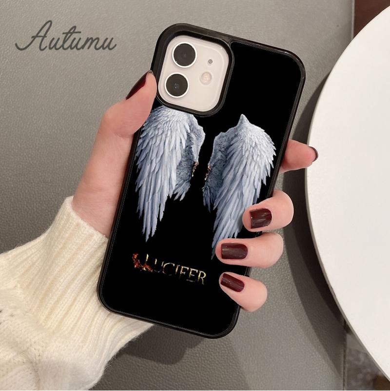 Lucifer TV Phone Case for iPhone 11 12 13 14 Pro Max Mini X XR XS SE 2020 5 6S 7 8 Plus Samsung Galaxy S21 S22 Cover Shell