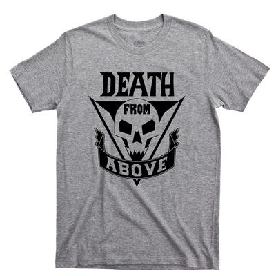 T-shirt Death From Above Starship Troopers Fanteria Mobile Roughnecks Maglietta Film