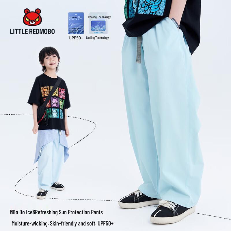 Moba Eyes Pop Ice Cooling Sun Protection Casual Pants 120cm (for 113-123cm height)