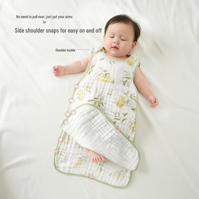 TONGTAI Baby Sleeveless Summer Cotton Sleeping Bag
