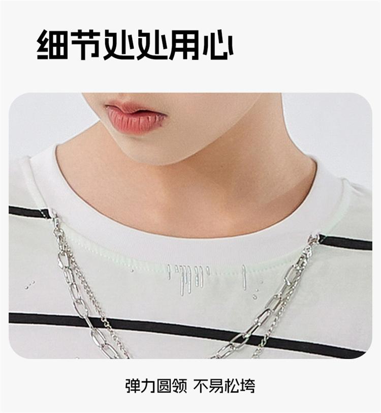 Boys' Short-sleeved Striped Summer Collection 2026 New Summer Mid to Large Boys' and Children's Casual Shorts Set Half Sleeve