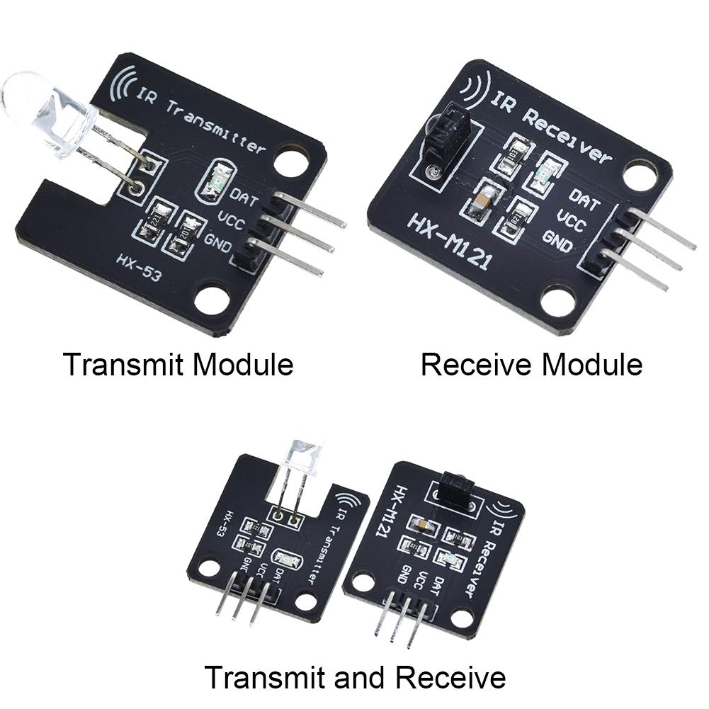 Digitaler 38kHz IR-Sender und -Empfänger Sensor Kit IR-Transceiver-Modul für Arduino Elektronischer Baustein