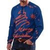 Herren Weihnachtspullover mit Aufdruck Feiertags-Grafikpullover für Winterparty Freizeitkleidung