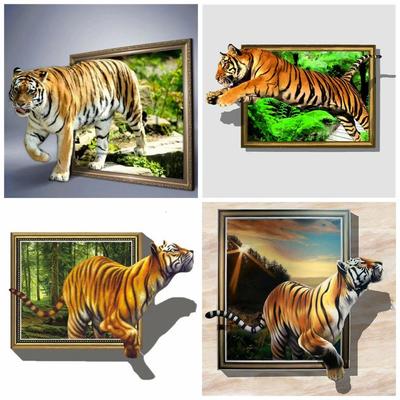 DIY Diamond Painting Set Tiger Pictures Of Rhinestones Diamond Embroidery Sale Animal Mosaic Decor For Home