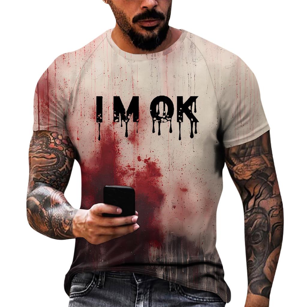 Men's Solid-color Classic Lapel Short-sleeved Sporty Casual Shirt Top