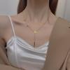 2022 Women's Summer 18K Gold Love Necklace - High-End Titanium Steel Choker, Clavicle Style, Non-Fading