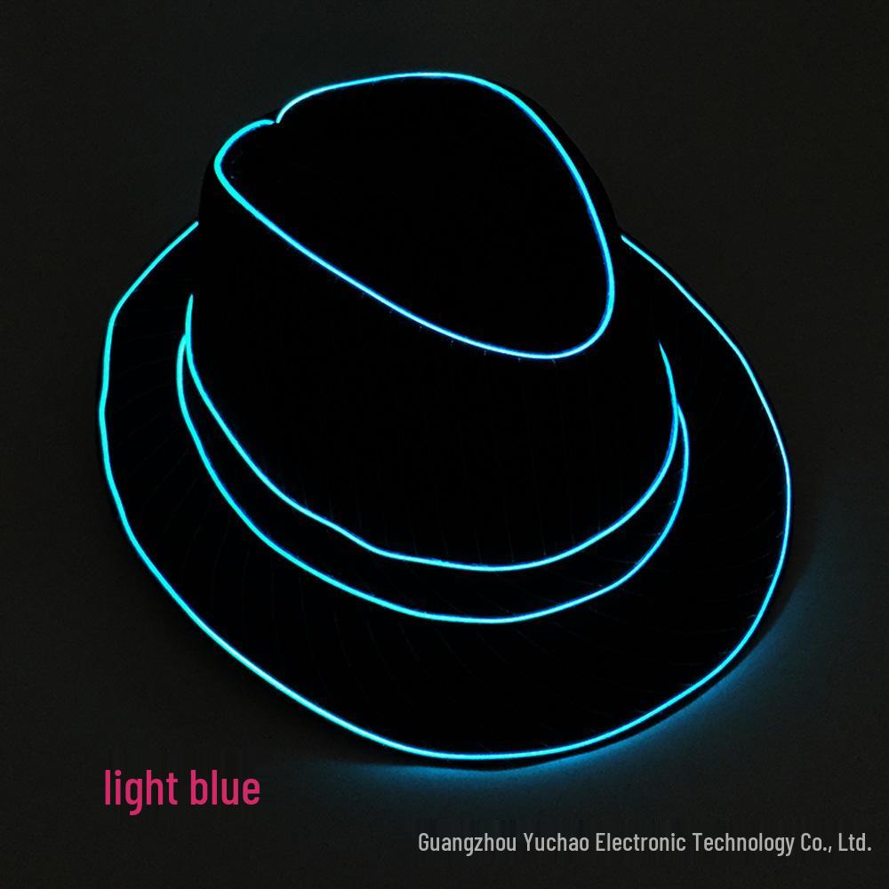 

Светящийся EL Цилиндр с 3V Четырехфункциональным Свечением – Идеально подходит для маскарадов, вечеринок, карнавалов, баров и выступлений. One Size