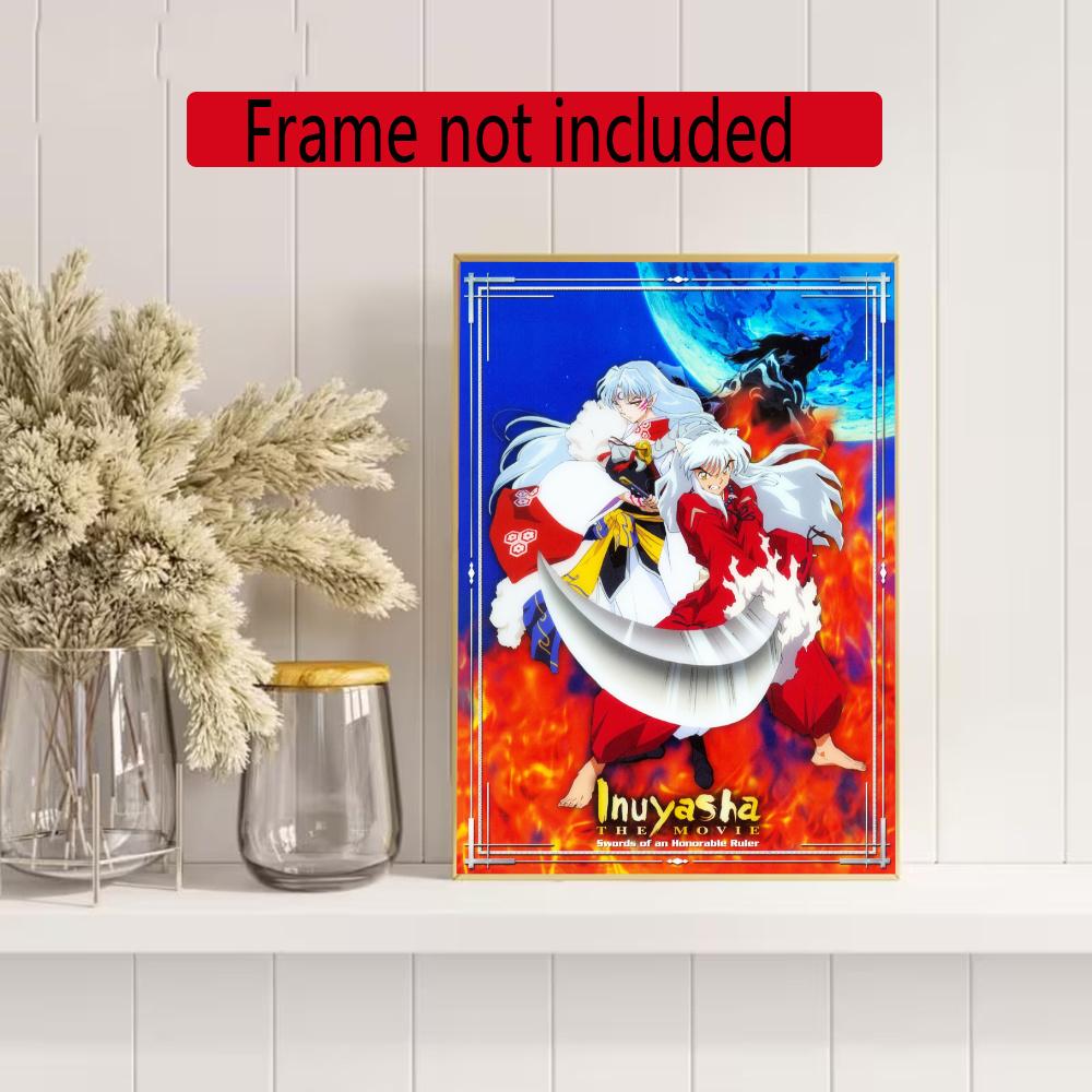 Inuyasha Diamond Painting Round Diamond Mosaic Rhinestones Diamond Embroidery Craft Kit Wall Decor Without Frame