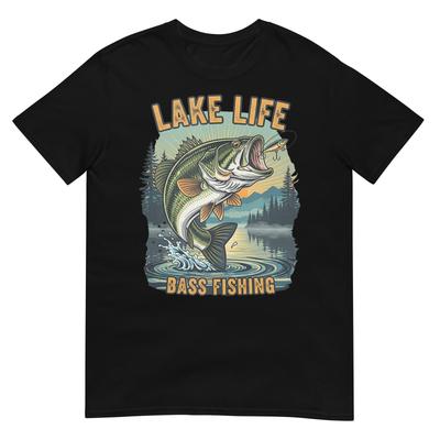 Lake Life Bass Fishing Tshirt