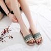 Cotton and Linen Non-Slip Home Slippers for Men and Women – Indoor Summer Slippers with Thick Bottom for Wooden Floors.