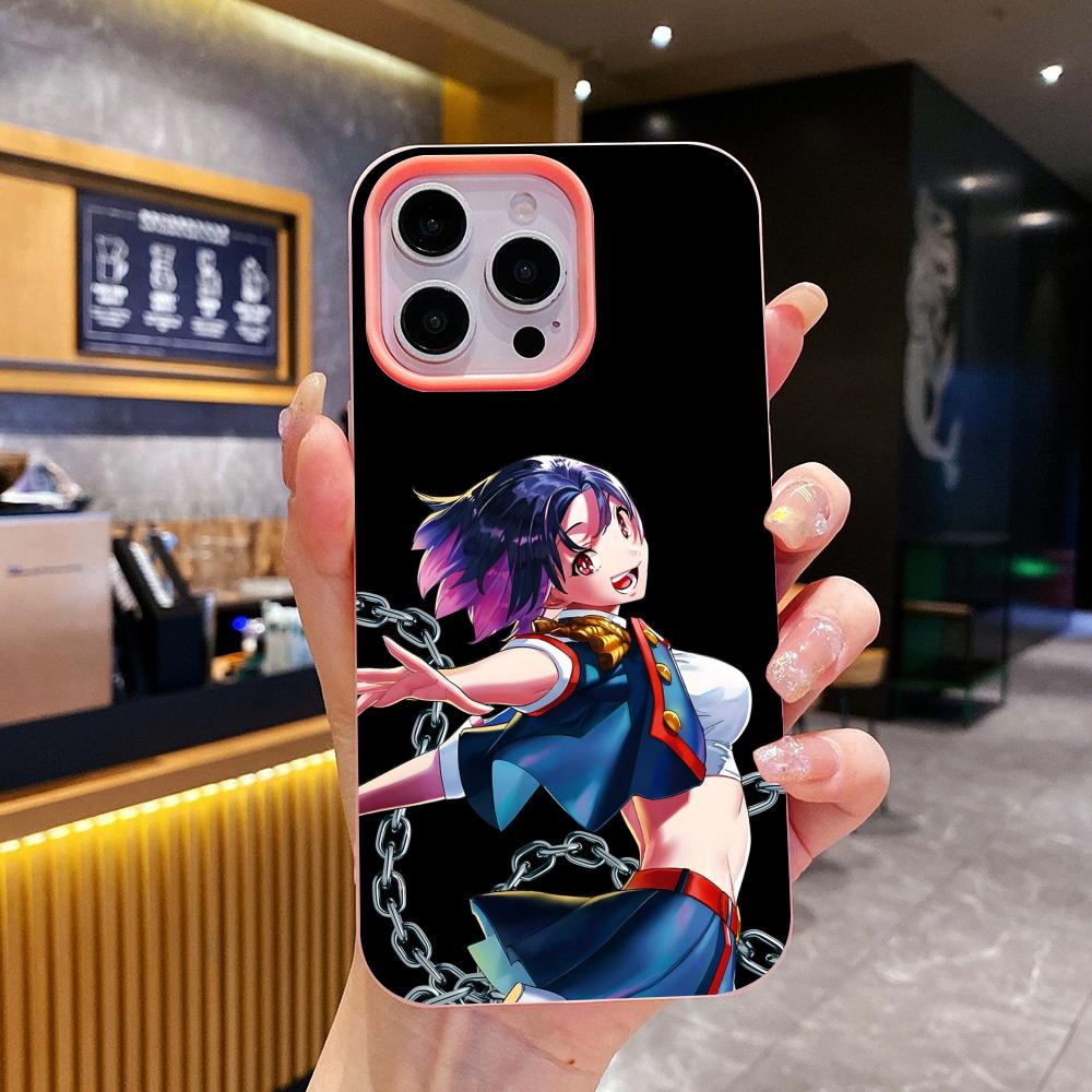 Mato seihei Yakumo Ezo Jelly Double layer Pink Mobile Phone Case for iPhone 17 16 15 14 13 12 11 Air Pro Max Plus Protective