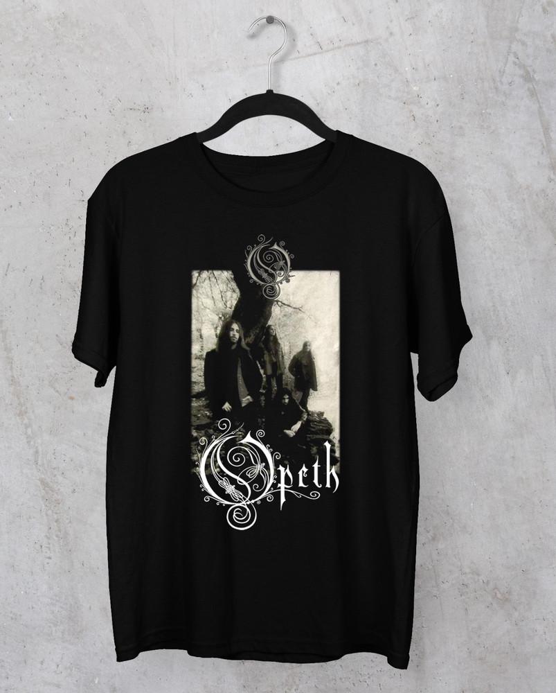 Opeth ГРУППА горячая новая черная с коротким рукавом Все размеры от S до 5XL BT315 Унисекс футболка XXL