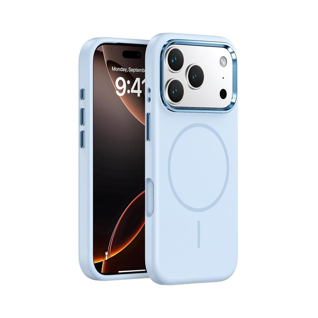 iPhone 17 Pro Max Liquid Silicone Magnetic Protective Case 