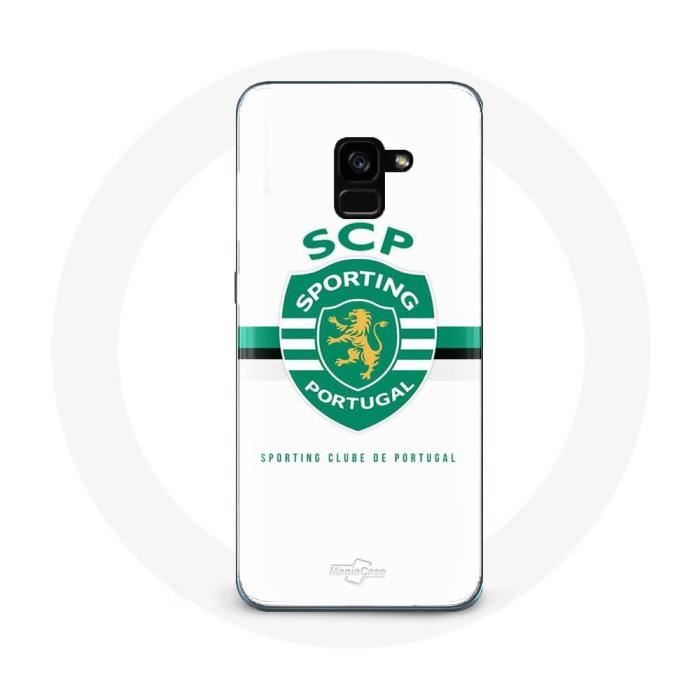 Coque Samsung Galaxy A5 2018 scp sporting portugal fond blanc