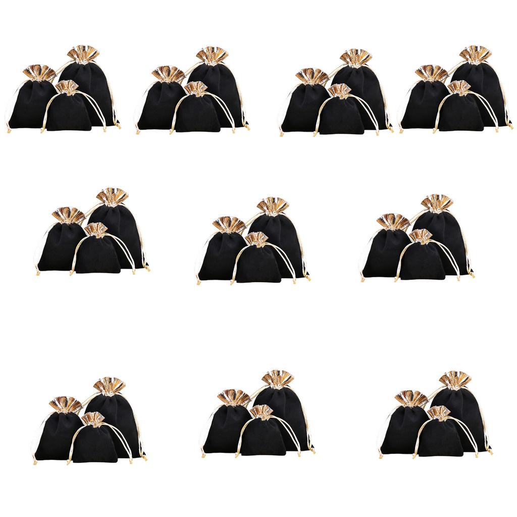 Compact Lightweight Velvety Storage Solution Drawstring Bag for Jewelry Protections and Organization On the Go or At Home