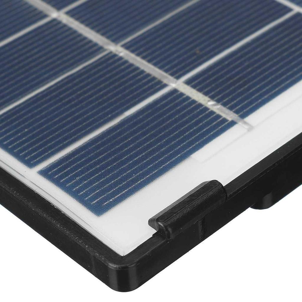 Panou Solar Exterior 6W 12V pentru Cameră CCTV de Supraveghere cu Ieșire DC5521 Sistem de Încărcare cu Energie Solară