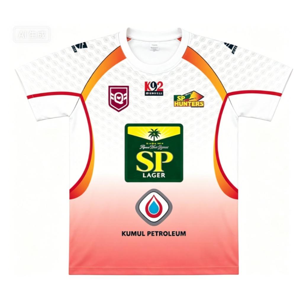 2026 New SP Hunters Kumul Petroleum Crew Neck Rugby Jersey Family Matching Y2K T-shirt Suitable for Daily and Training Wear
