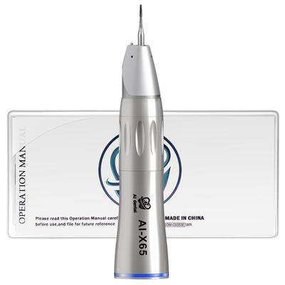 Dental Straight Handpiece AI-X65 1:1 Surgical Hand Piece Inner Water Spray Non-Optic Dentist Equipments