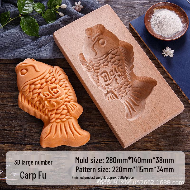 Wooden Mold Set: Mooncake, Mung Bean Cake, Pastry, Noodle