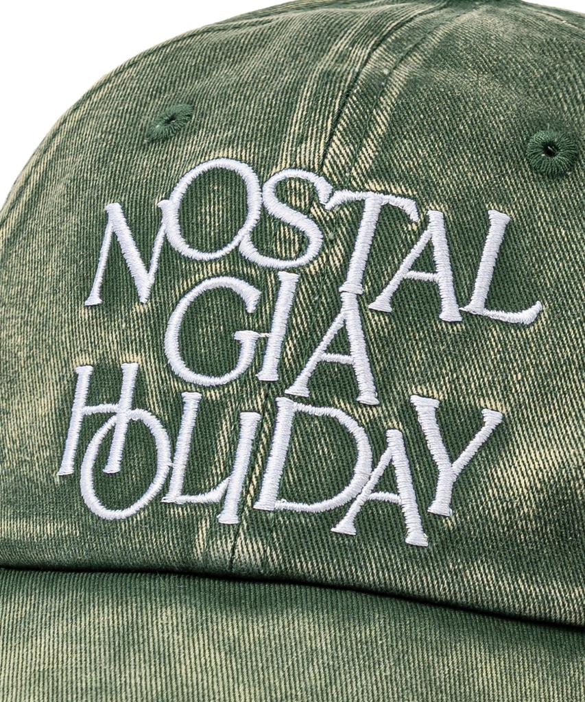 EXPRESSHOLIDAY Nostalgia Washed Ball Cap_Green
