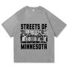 Bruce Springsteen Streets of Minneapolis T Shirt Fashion Cotton Tees Unisex Women Youth Round Neck Short Sleeve High Quality Tshirt