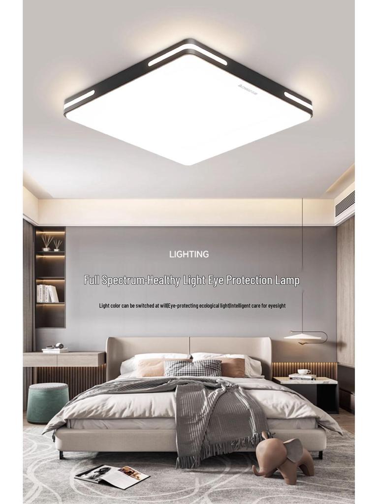Modern 2025 LED Ceiling Light - Super Bright, Eye-Friendly for Bedroom, Study & Dining Areas