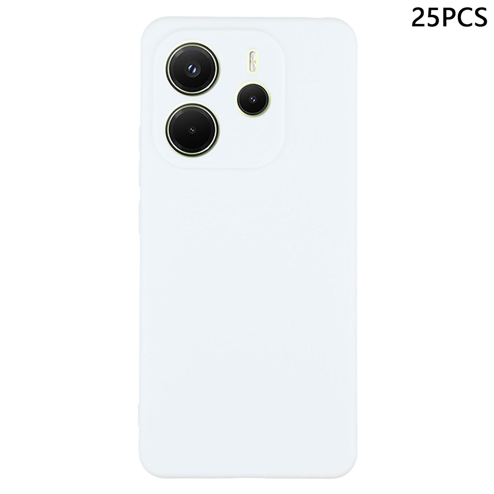 

Оптовая закупка 25 шт. для Xiaomi Redmi Note 14 4G (164,84мм) Чехол 1,2 мм ТПУ Матовый Чехол для Телефона White