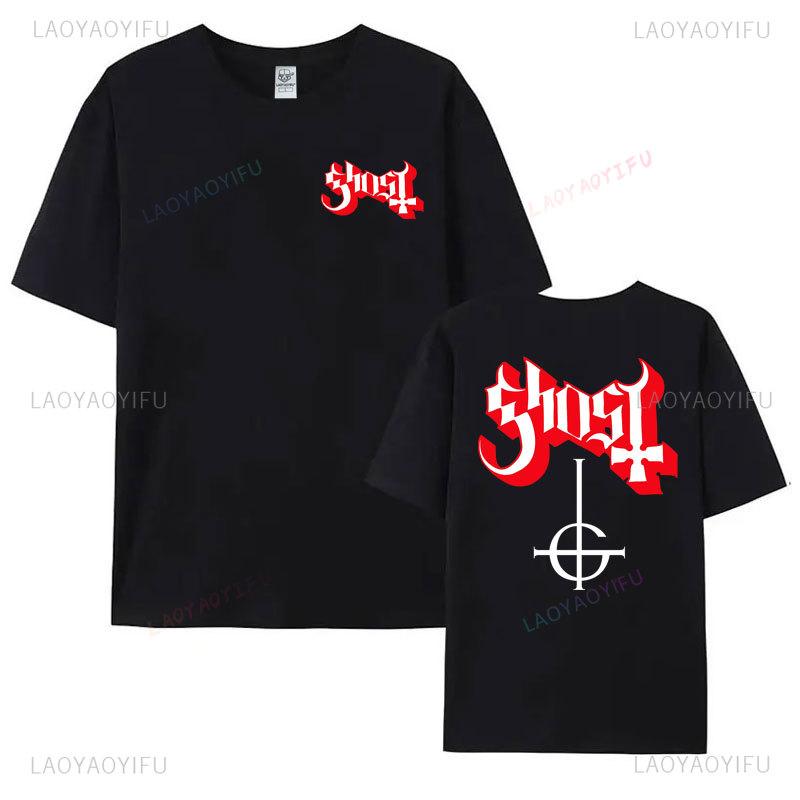 New Men T-shirt Ghost BC  Swedish Heavy Metal Band Fan Shirt Tshirt Women T Shirt Summer Cotton Casual Hipster Streetwear Tops