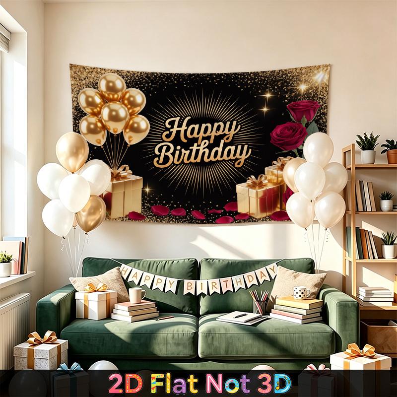 Party Backdrop Birthday Photo Booth Background Front Door Decor
