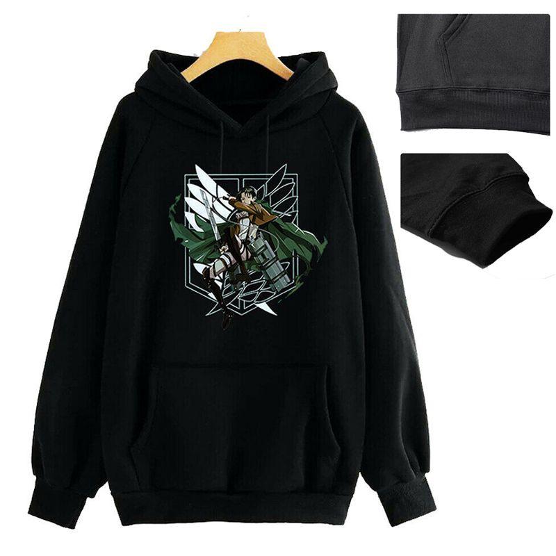 Cozy Attack On Titan Corps Mikasa Eren Hoodie Sweatshirt Perfect For Teens And Adults