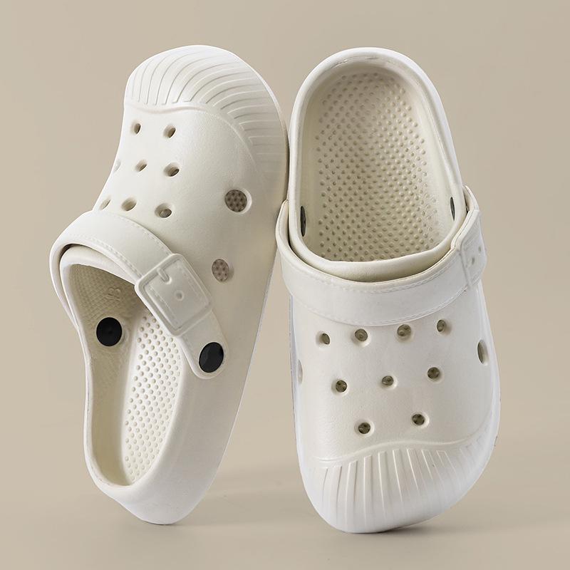 Dámské plážové sandály s tlustou podrážkou z EVA, s protiskluzovým povrchem a embosovanou texturou