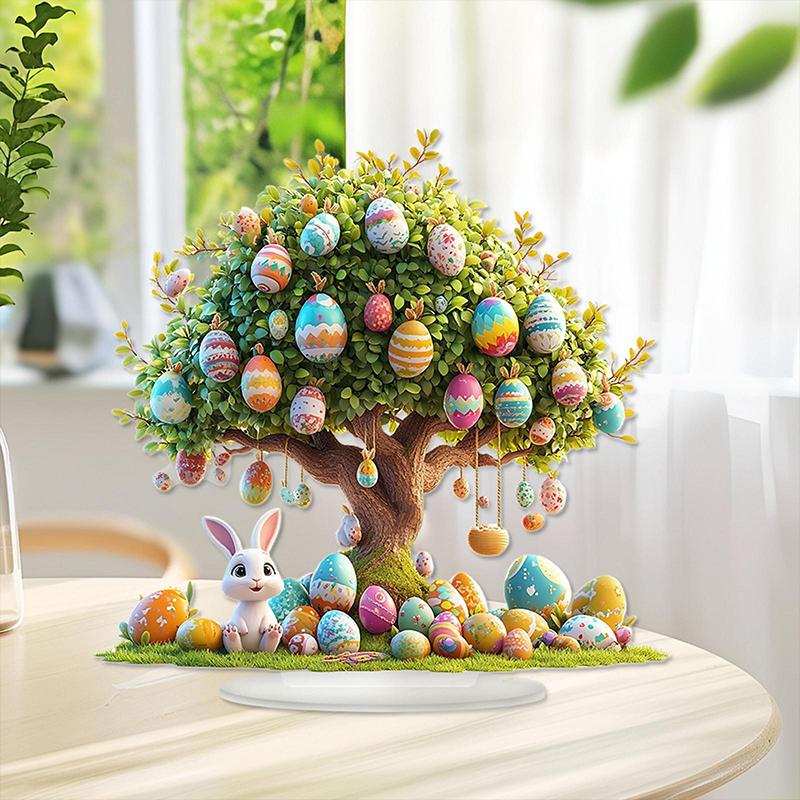 Wielkanocne Jajka Ozdoba na Biurko Dekoracja Wielkanocna Nowoczesna Prostota Wzór Króliczków Do Hotelu Szafki TV Sypialni Gabinetu Wnętrze