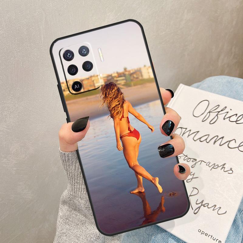 Beach Booty Bikini Girl Case For Oppo A54 A74 A94 A17 A57 A77 A76 A16 A96 A18 A60 A80 A40 A38 A58 A78 A98 A15 A5 Pro