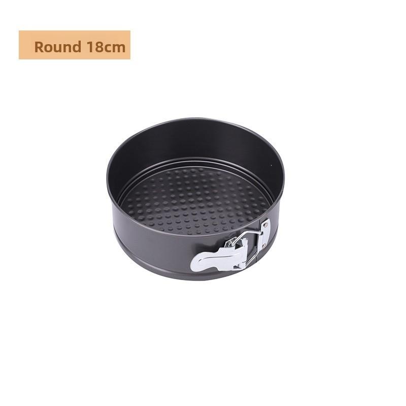 

Traditional Cake Mold Carbon Steel Nonstick With Detachable Bottom For Home Baking Rotundity,18cm