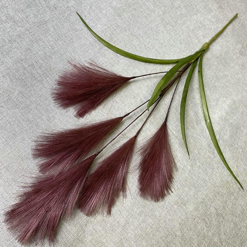 

Искусственные стебли мискантуса для мероприятий на открытом воздухе и реквизит для фотодекораций Red Brown