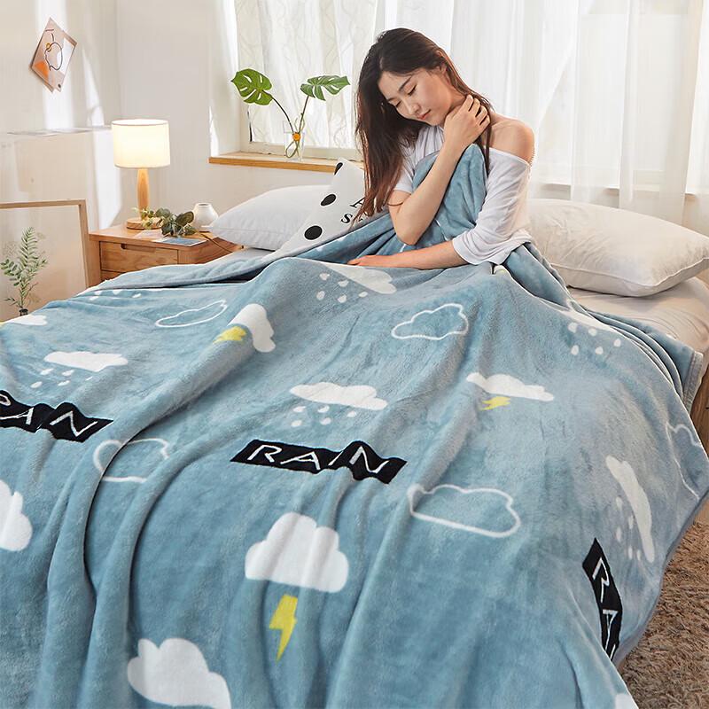 

Jiuzhoulou JZMT99 Anti-Static Cloud Mink Velvet Throw Blanket