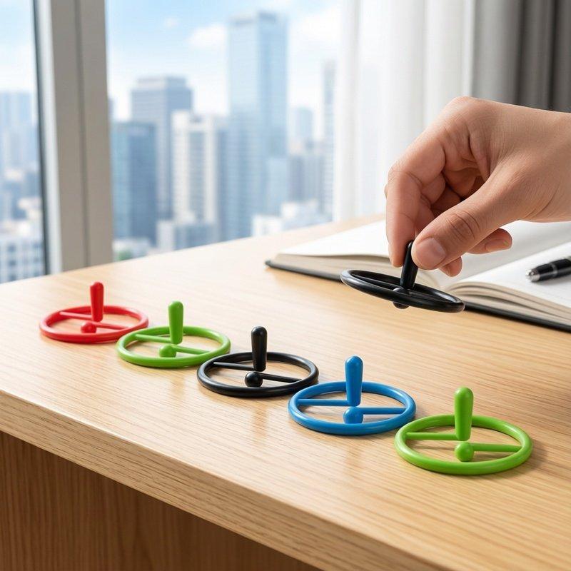 Novelty Exclamation Mark Fidget Spinner Kinetic Desk Toy Antistress Sensory Gift For Kids Adults Anti-Anxiety Hand Spinner Toy