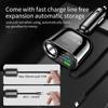 5 In 1 PD 30W Super Fast Charging Socket Car Charger 4 Ports USB Type C Fast Charging for IPhone 16 15 Xiaomi Samsung
