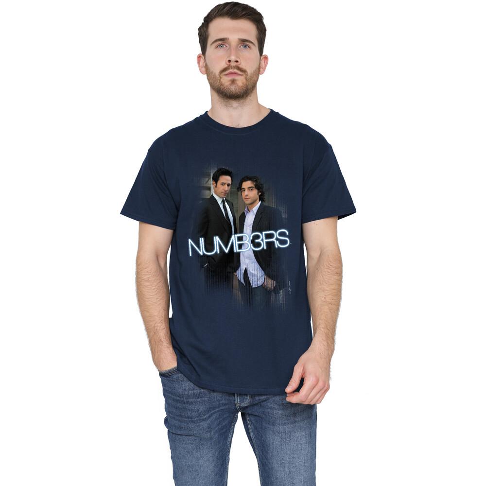 Numb3Rs Don  Charlie T-Shirt S-2XL Navy S