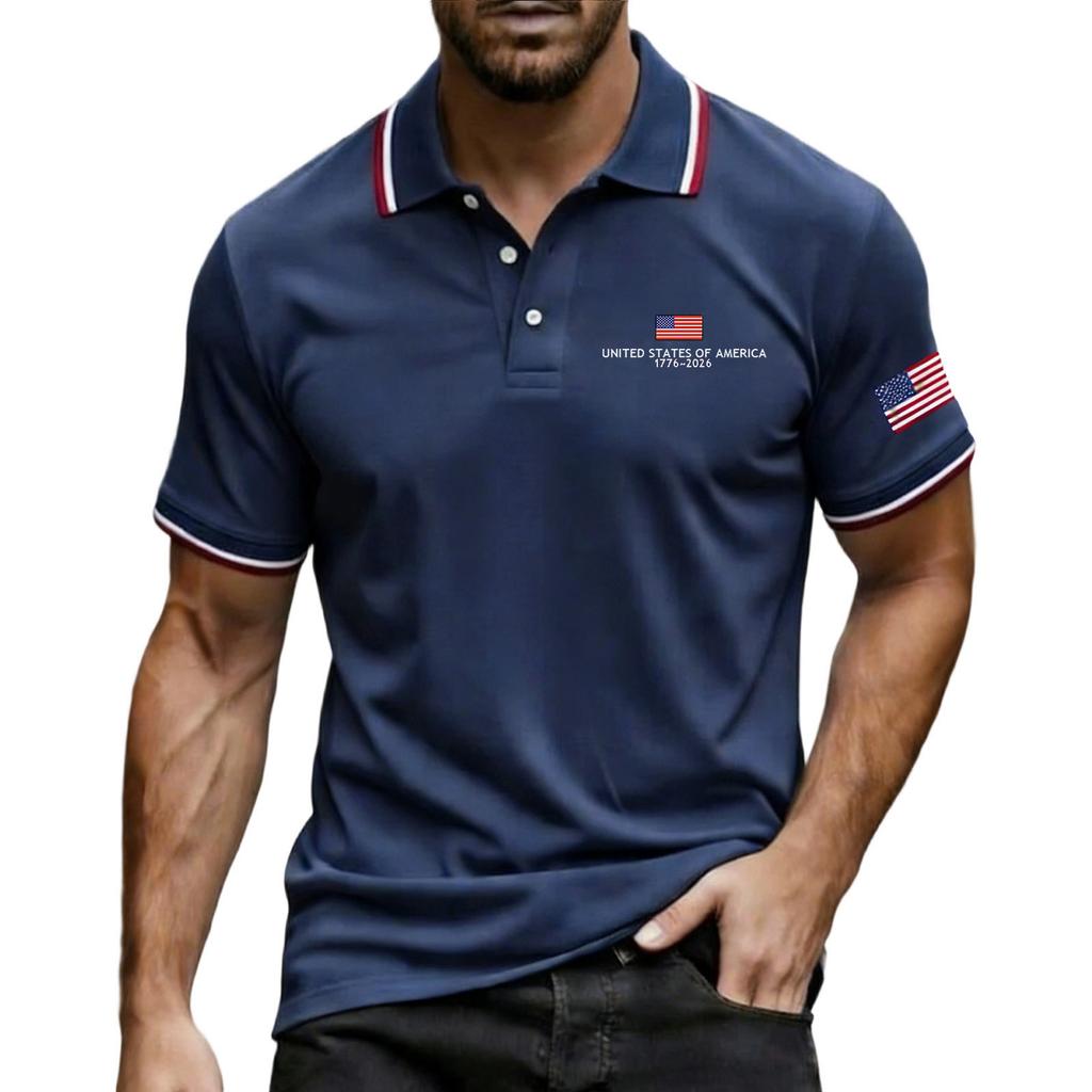 Men's Summer Print Short Sleeve Lapel Shirt Men's Casual Fashion Shirt